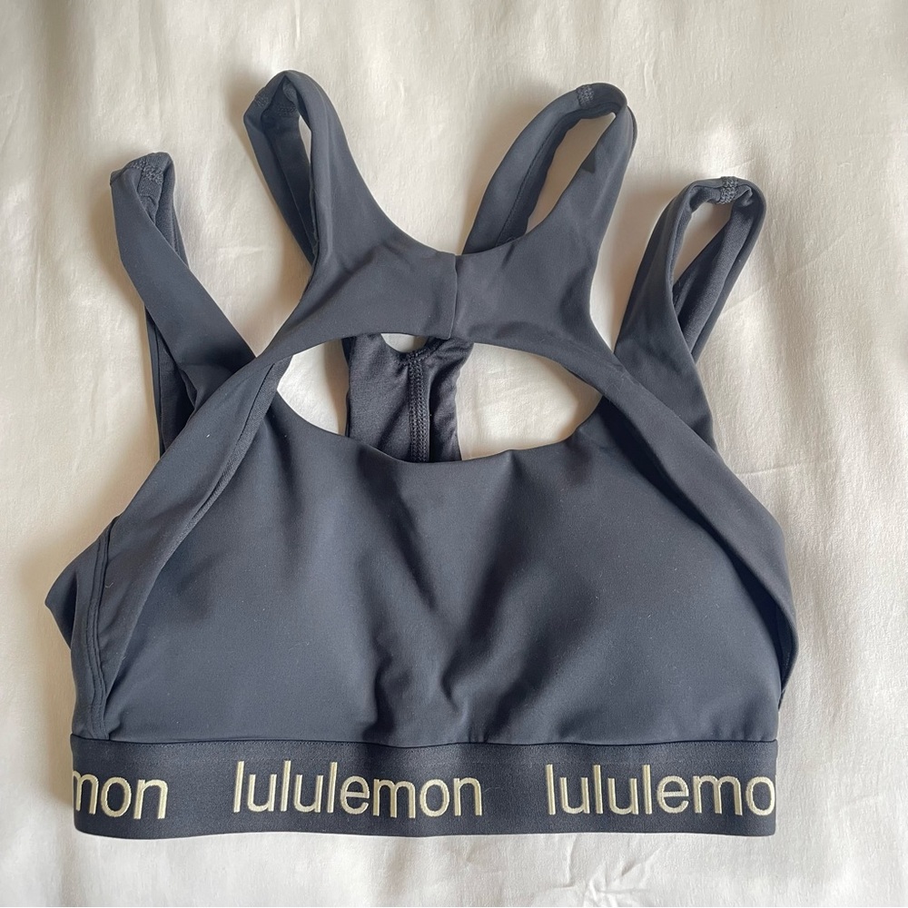 lululemon athletica dark grey Sports Bra